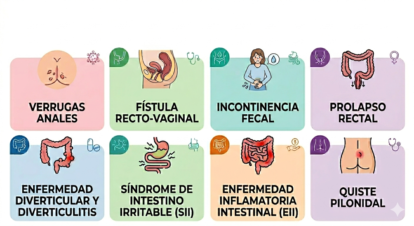 Otros padecimientos de coloproctología en Ciudad Obregón - Dra. Nancy Olivas